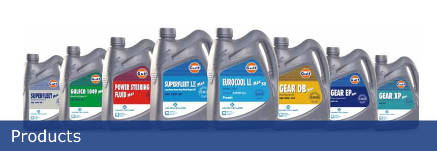 Gulf Oil's Products
